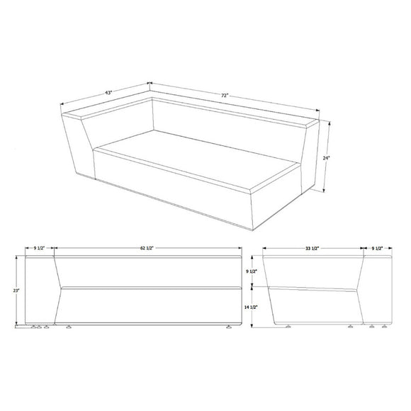 Caroline Outdoor Sofa