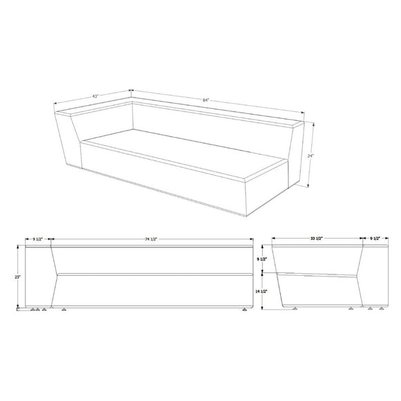 Caroline Outdoor Sofa