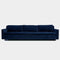 Up Three Seater Sofa  option Deep Blue Velvet 2-N