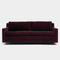 Up Two Seater Sofa  option Eggplant Velvet 2-E