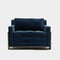 Up One Seater Sofa  option Denim Velvet 6-D