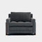 Up One Seater Sofa  option Flannel Velvet 2-F