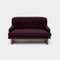 Melinda Settee  option Eggplant Wool T-680 ET