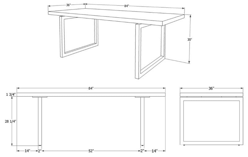 GAX 36 Dining Table