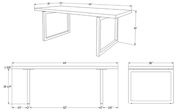GAX 36 Dining Table