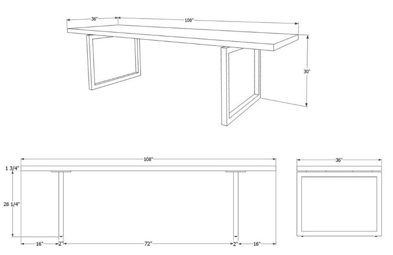 GAX 36 Dining Table
