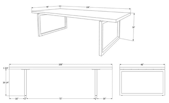 GAX 48 Dining Table