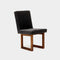 C2 Armless Chair  option Gunmetal Velvet 6-G