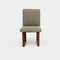 C2 Armless Chair  option Moss Linen Blend 5-M