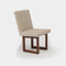 C2 Armless Chair  option Organza Velvet 6-O