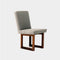C2 Armless Chair  option Smoke Velvet 6-S