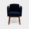 Allison Chair  option Deep Blue Velvet 2-N