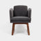Allison Chair  option Flannel Velvet 2-F