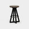 X Bar Stool  option Black Oak