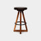 X Bar Stool  option Solid Walnut