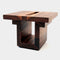 SQ18 End Table  option Walnut