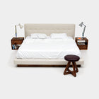 101082 Upholstered Platform Bed