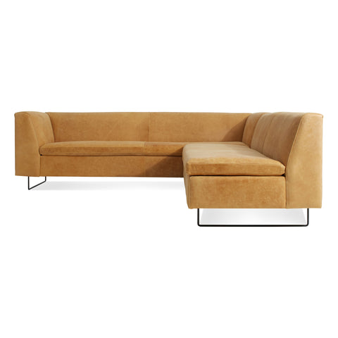 Bonnie and Clyde Leather Sectional Sofa