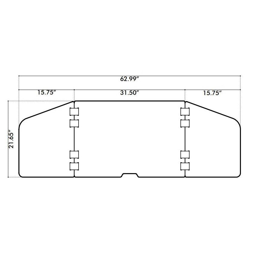 BuzziTripl Home Floor Foldable Screen