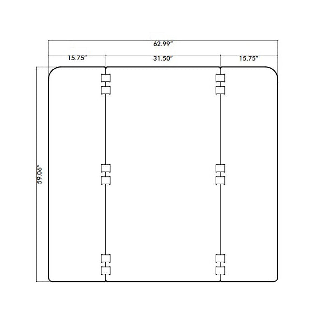 BuzziTripl Home Floor Foldable Screen