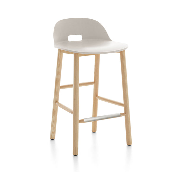 Alfi Low Back Bar and Counter Stool