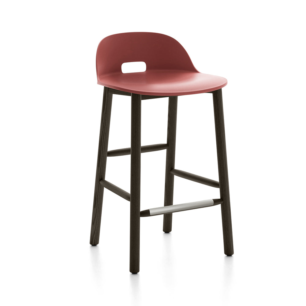 Alfi Low Back Bar and Counter Stool