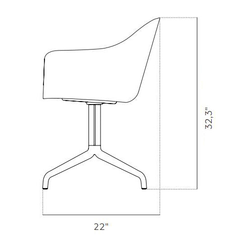 Harbour Chair with Swivel Base