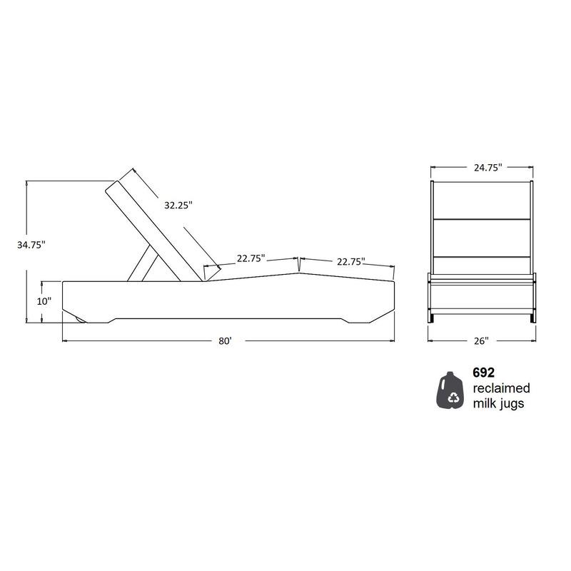405 Outdoor Chaise