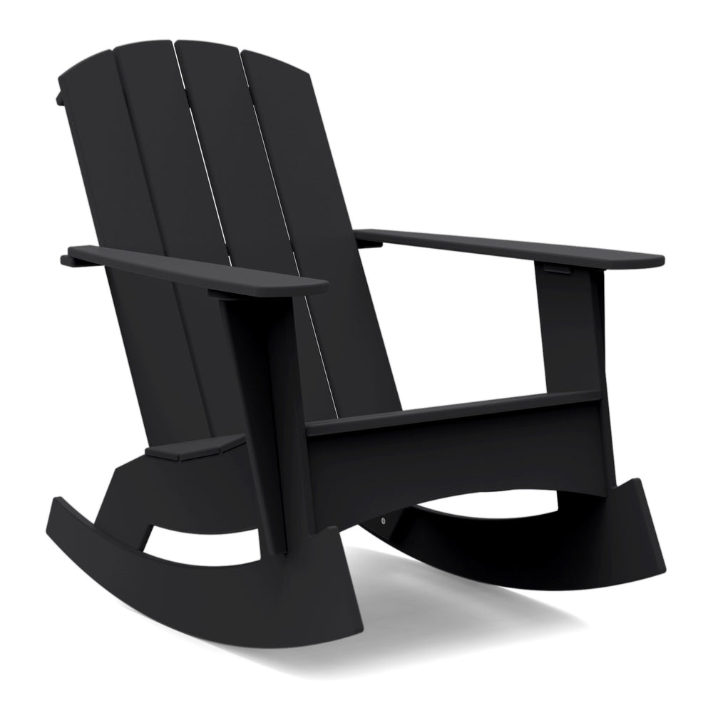 Adirondack Curved Outdoor Rocking Chair