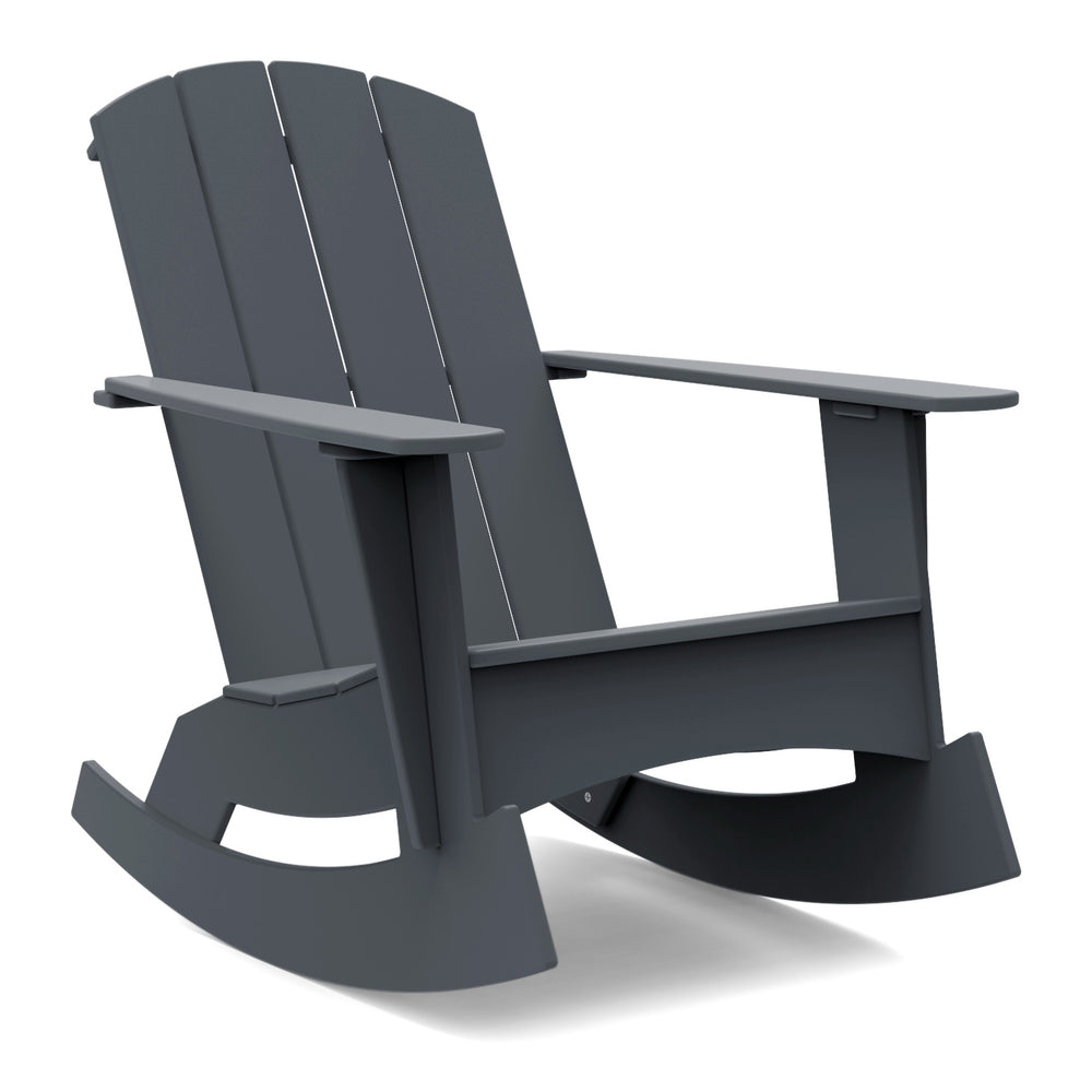 Adirondack Curved Outdoor Rocking Chair