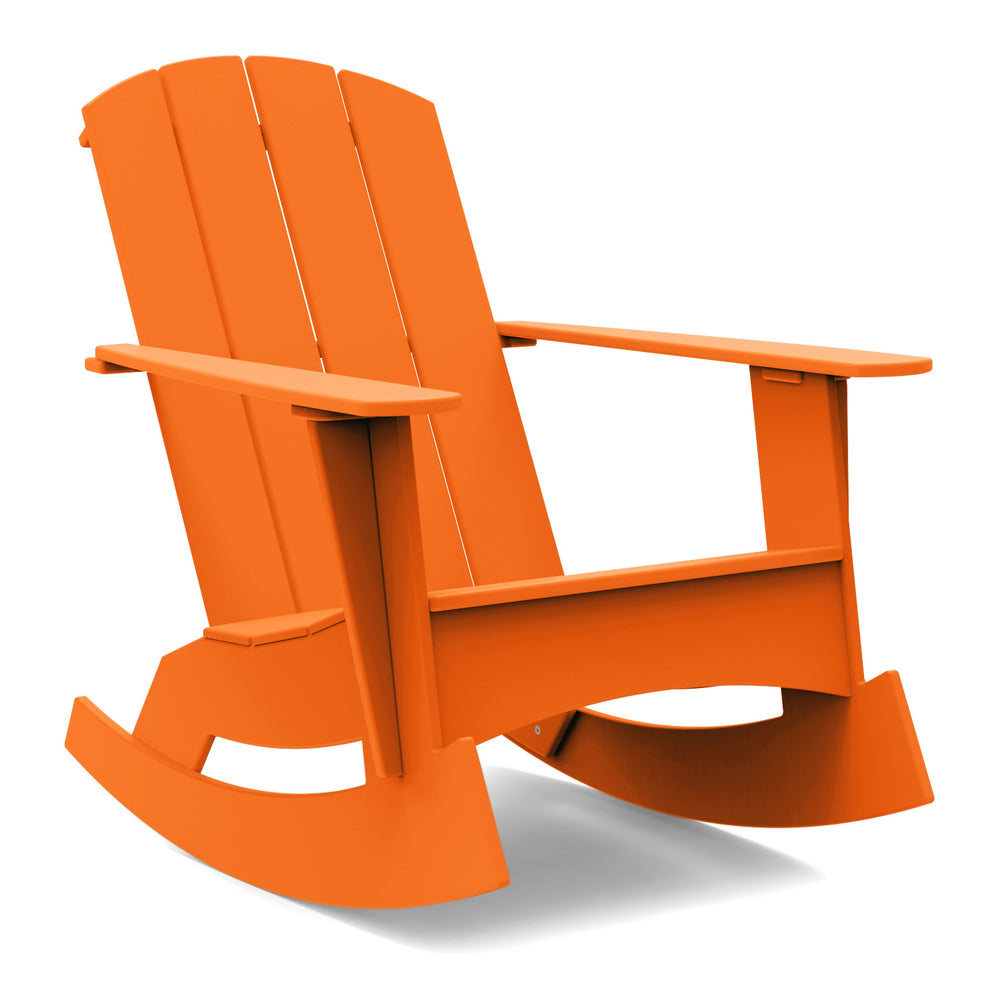 Adirondack Curved Outdoor Rocking Chair