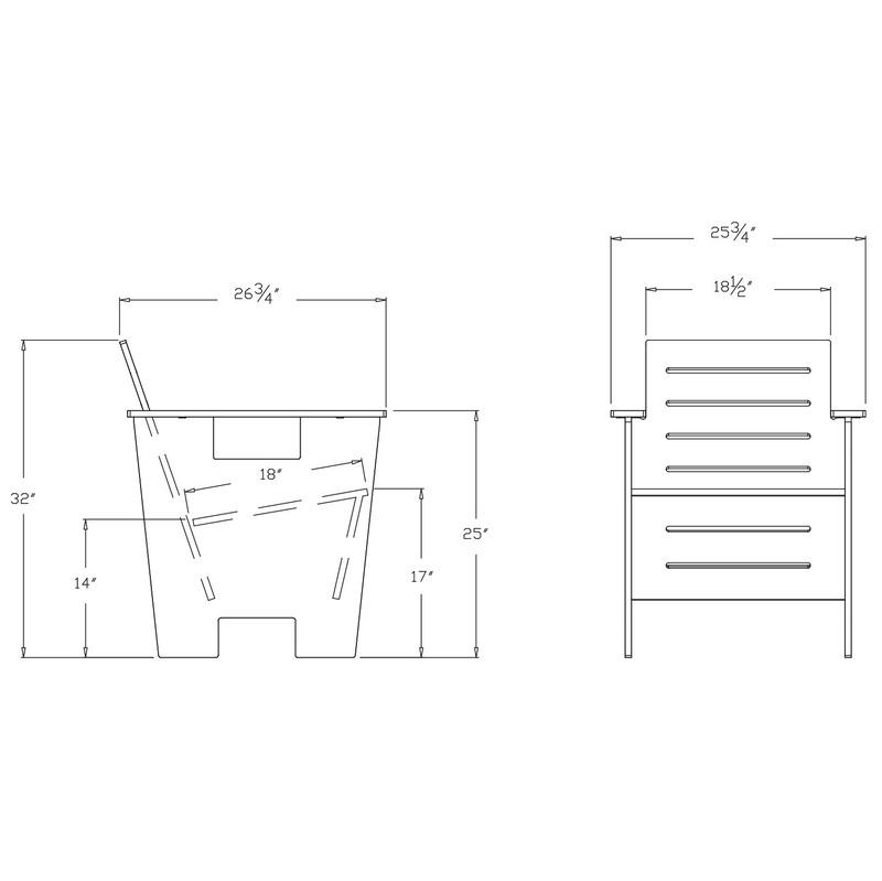 Go Outdoor Club Chair