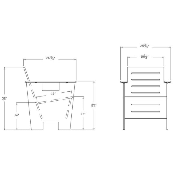 Go Outdoor Club Chair
