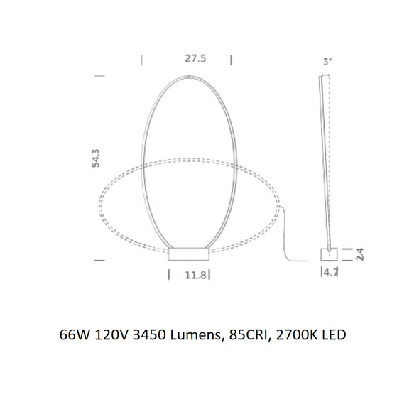 Ellisse Floor Lamp
