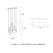 Abacus Linear LED Suspension Light  option Six Pendants