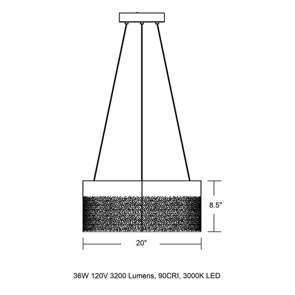 Ash LED Pendant Light