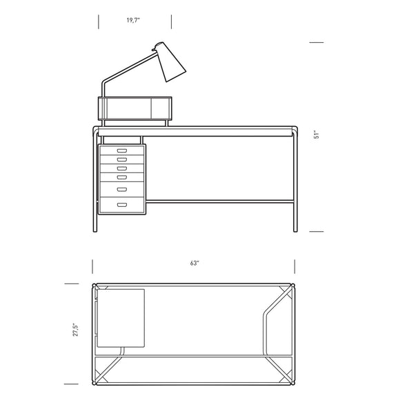 AJ52 Society Table Desk