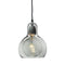 Mega Bulb SR2 Lustre Pendant Light  option Silver with a Black Fabric cord