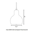 Mega Bulb SR2 Lustre Pendant Light