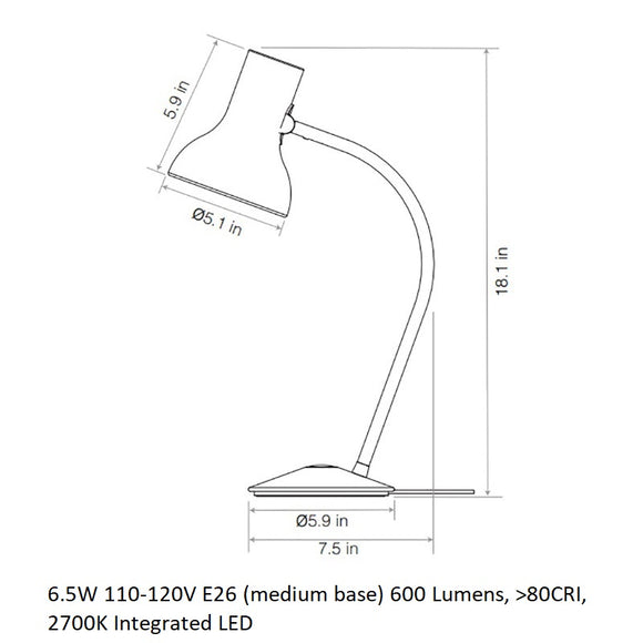 Type 75 Mini Table Lamp