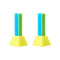 Happiness Candle (Set of 2)  option 2 Happiness Blue/Green Candles