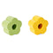 Poppy Candle And Incense Holder (Set of 2)  option Yellow / Green