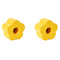 Poppy Candle And Incense Holder (Set of 2)  option Yellow / Yellow