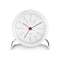 Bankers Table Clock  option White