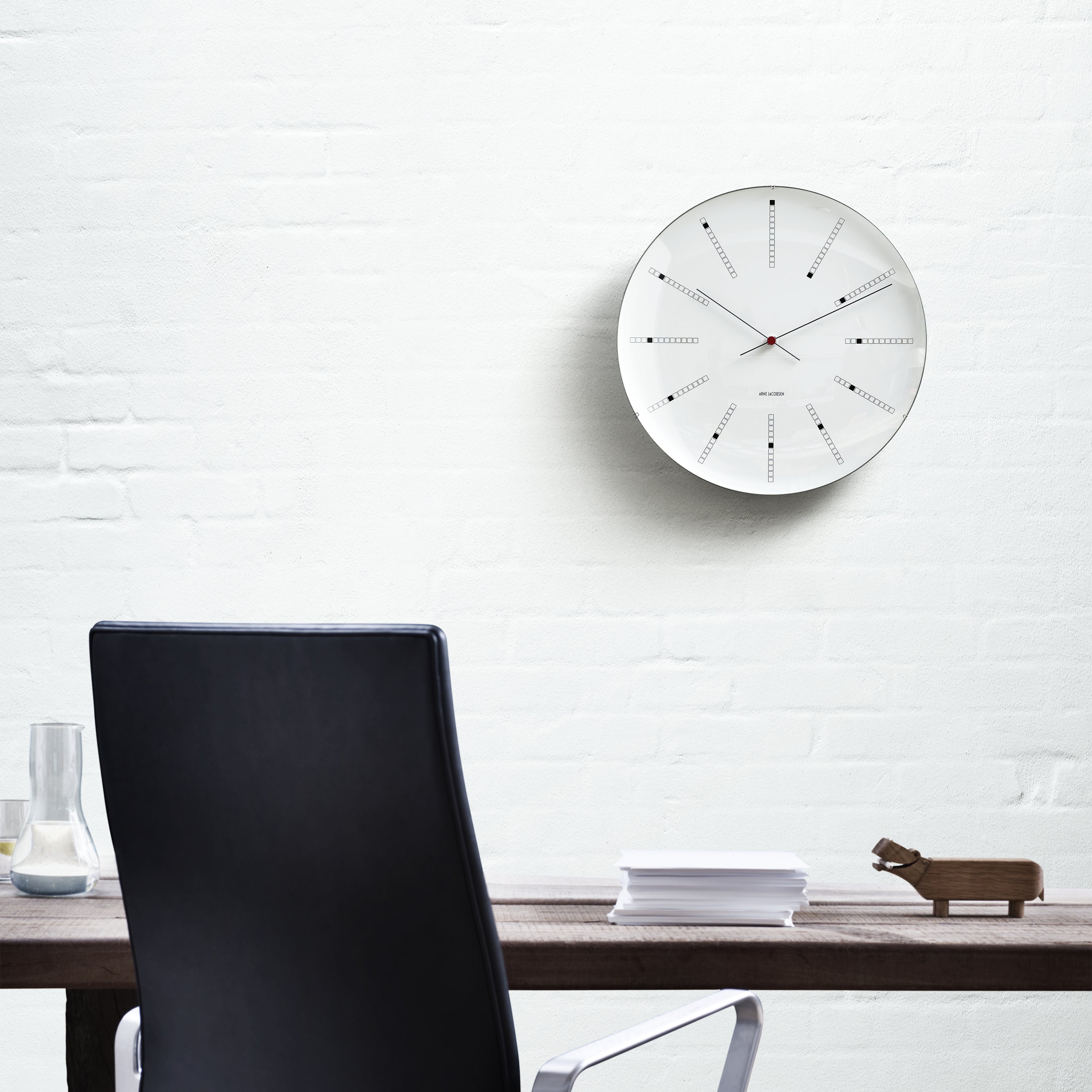Arne Jacobsen Clocks Bankers Wall Clock - 2Modern