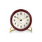 Station Table Clock  option Bordeaux / White