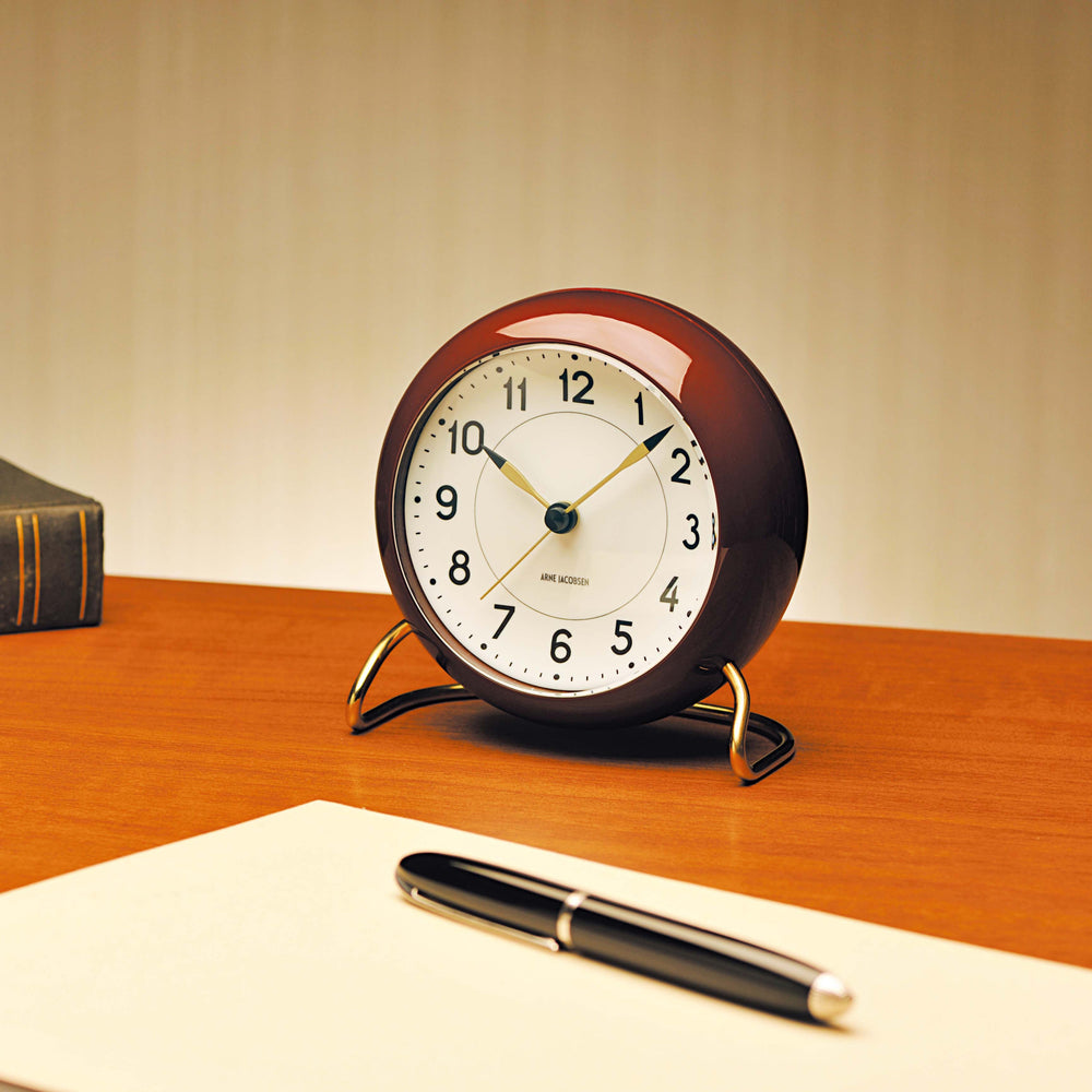 Arne Jacobsen Clocks Station Table Clock - 2Modern