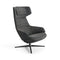 Aston Club Lounge Chair  option FB00011 Dark Grey