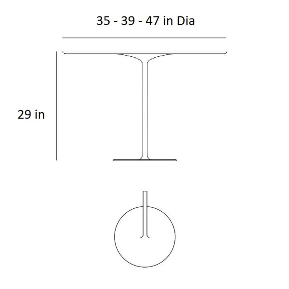 Dizzie Round Dining Table