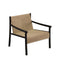 Kata Graphic 3D Knit Lounge Armchair  option L06 Black Stained Oak